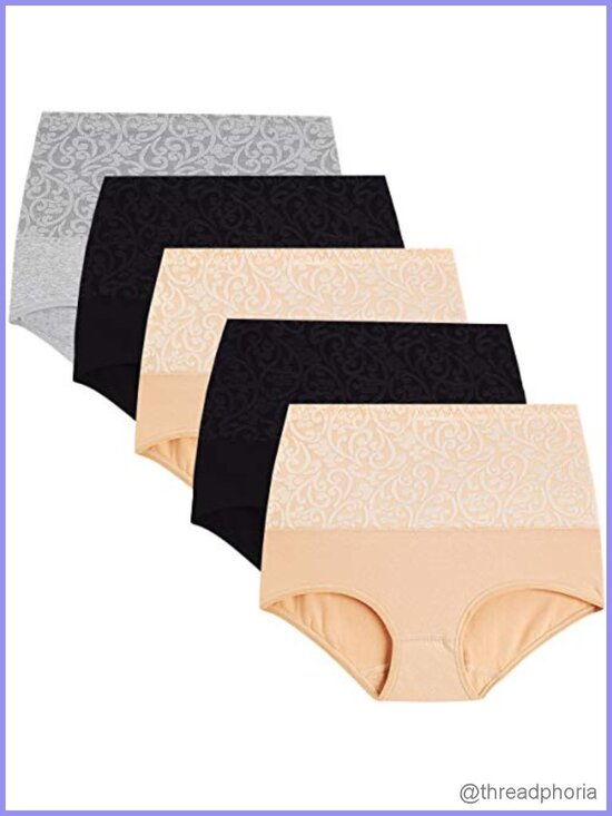 Other - Cotton High Waist Briefs Panties Tummy Control 5 Pack